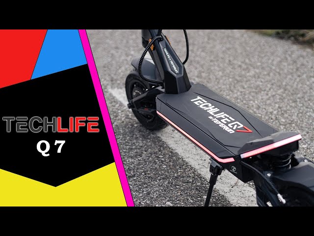 Techlife Q7 🛴 One of the Best Electric Scooters / 4K Review