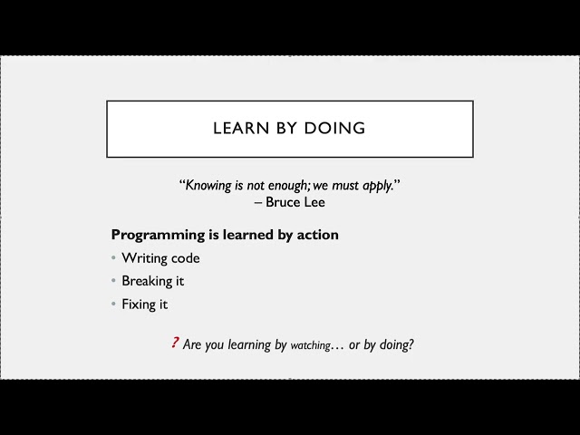 Programmers Mindset Video