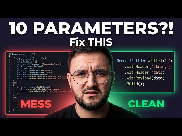 Stop Passing 10 Parameters in C# (Use Builder Pattern Instead)