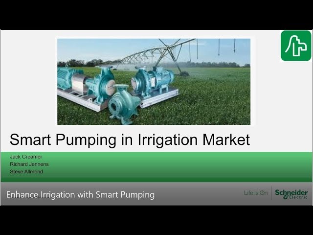 Enhance Irrigation with Smart Pumping