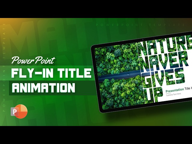PowerPoint Fly-In Animation Magic | Make Any Slide Look Premium #howto