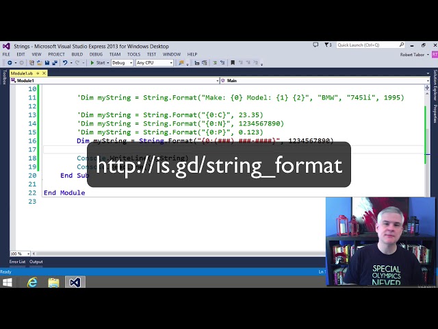 13 Working with Strings