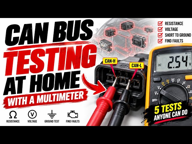 CAN Bus Testing at Home – How to Test CAN With a Multimeter