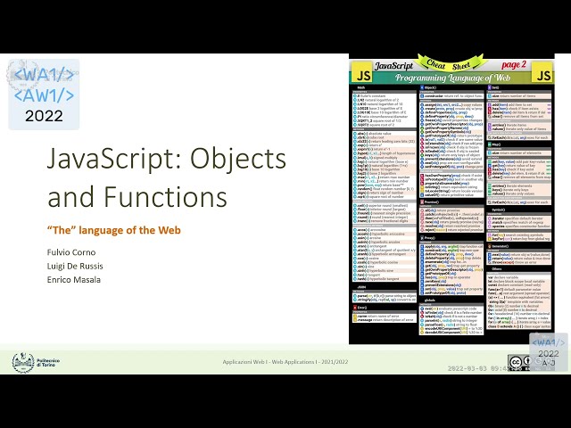 WA1-2022-L03b: JavaScript Objects