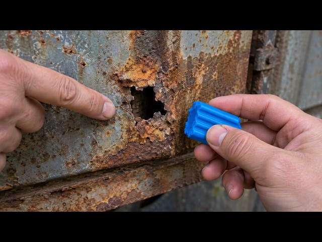 A recipe for epoxy welding made from plasticine and soda that's stronger than steel
