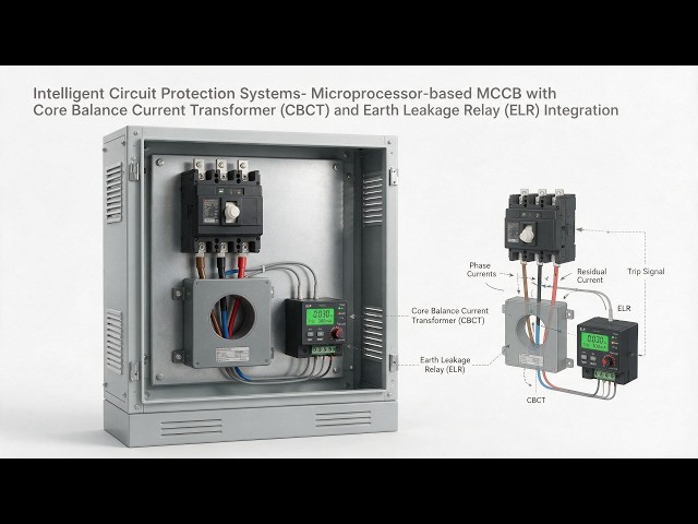 Intelligent Circuit Protection Systems- Microprocessor-based MCCB with (CBCT) and (ELR) Integration.