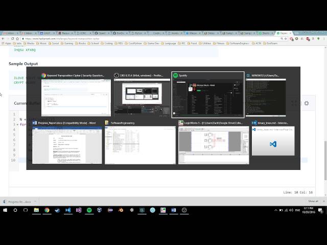 HackerRank Practice Problem (Oct. 20, 2016)