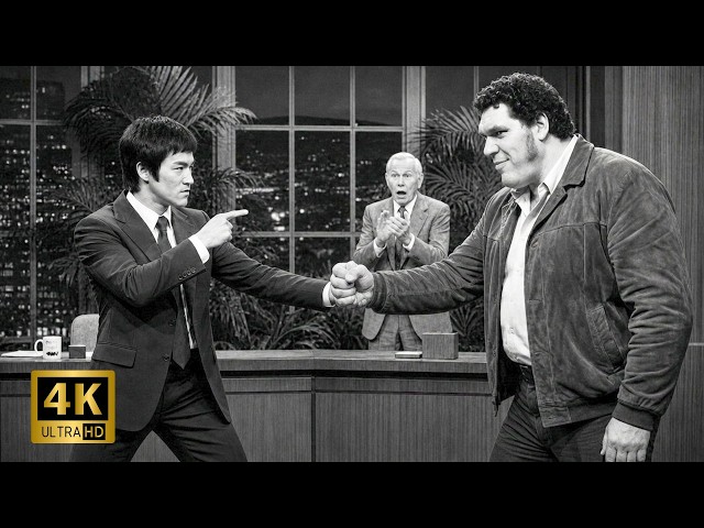 André el Gigante humilló a Bruce Lee en vivo... el estudio quedó en silencio absoluto