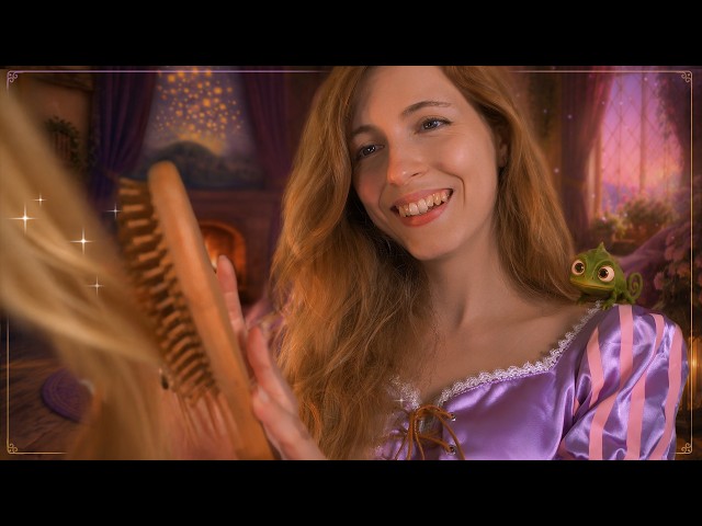 ASMR | RAPUNZEL brushes your hair until you FALL ASLEEP 🌙✨