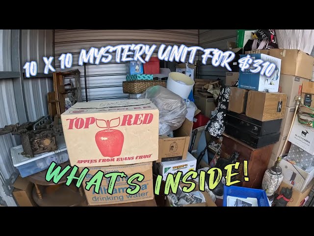 "Unlocking Treasure: I Bought a 10x10 Storage Unit at Auction for $310 – Crazy Finds Inside! 🚪💰