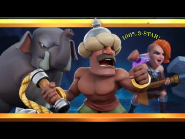 How to 3-Star ANY Town Hall with Elephant Rider Strategy!