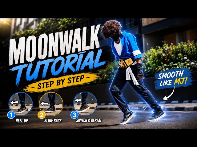 Michael Jackson Moonwalk combo Tutorial ( Billie jean)