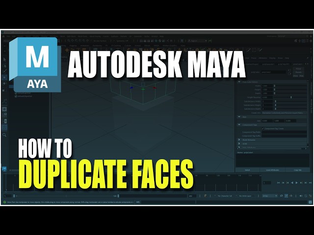 Autodesk Maya How To Duplicate Text