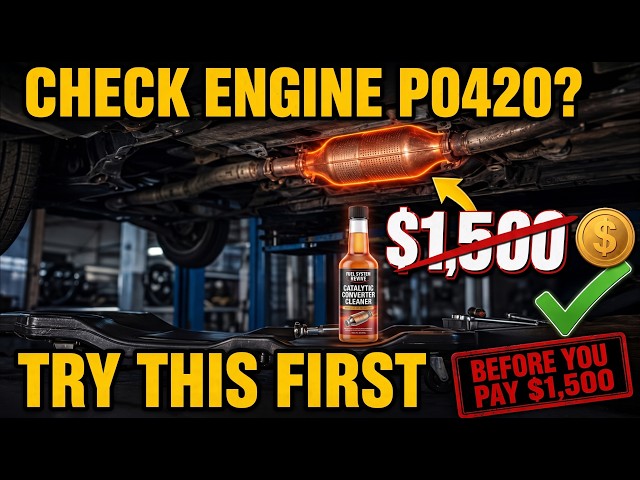 Fix P0420 Check Engine Light: Try This 30-Minute Trick Before Paying $1,500!