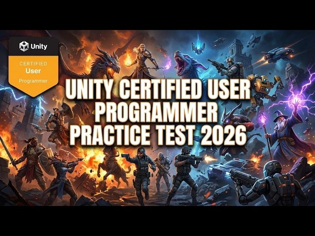 Unity Certified User Programmer Practice Test 2026 Prep Exam Questions