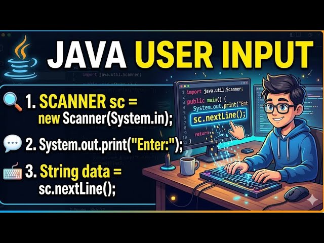 How to take user input in Java 👩‍💻