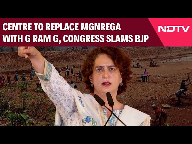 MGNREGA Scheme | Centre To Replace MGNREGA With G Ram G, Congress Asks "Problem With Bapu?"