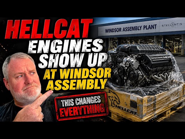 Hellcat Engines Show Up At Windsor Assembly, Charger Hellcat Time? 