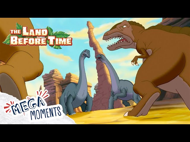 Sharpteeth Vs. Longnecks! 🦖 🦕 | The Land Before Time | Full Episodes | Mega Moments
