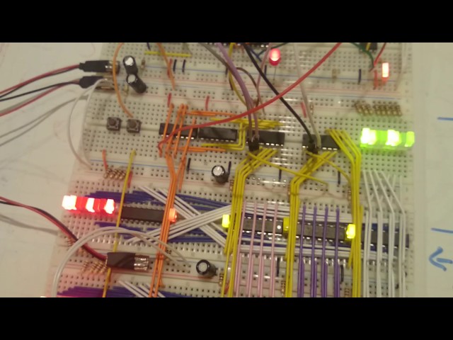 One year of bending wire: An unfinished 8bit breadboard computer