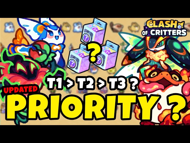 UPDATED Evolution Priority Guide (T1 → T3) | What To Evolve FIRST | Clash Of Critters