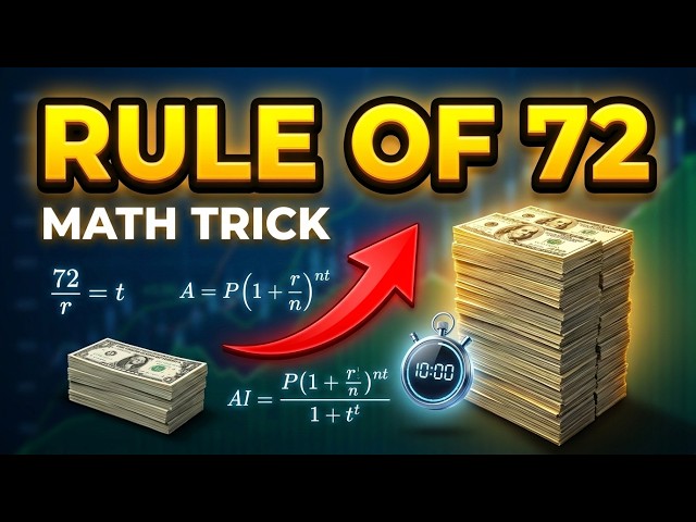 HOW TO DOUBLE YOUR MONEY USING THE RULE OF 72 | Compound Interest Explained