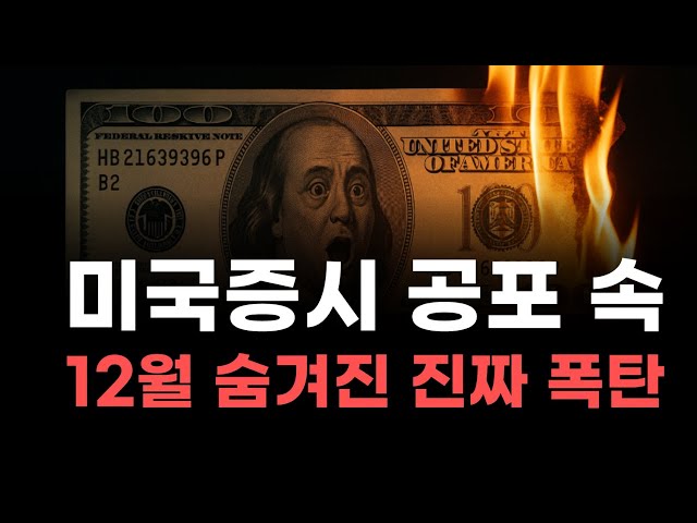 [미국주식] 미국증시 공포속 12월 숨겨진 진짜 폭탄! [엔비디아, 테슬라, 아이온큐, 브로드컴, 애플, 팔란티어]