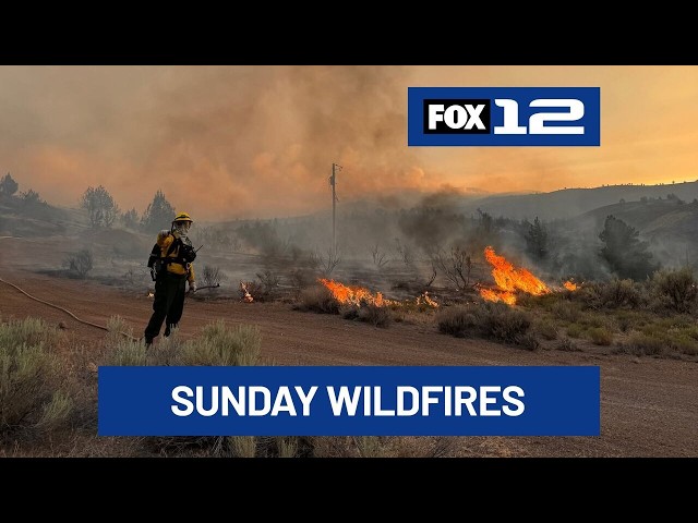 Oregon wildfire update Sunday, July 19