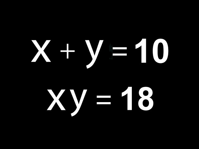 Olympiad Mathematics | Solve for x,y