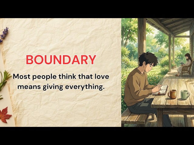 BOUNDARIES IN RELATIONSHIPS – WHERE LOVE ENDS AND YOU BEGIN