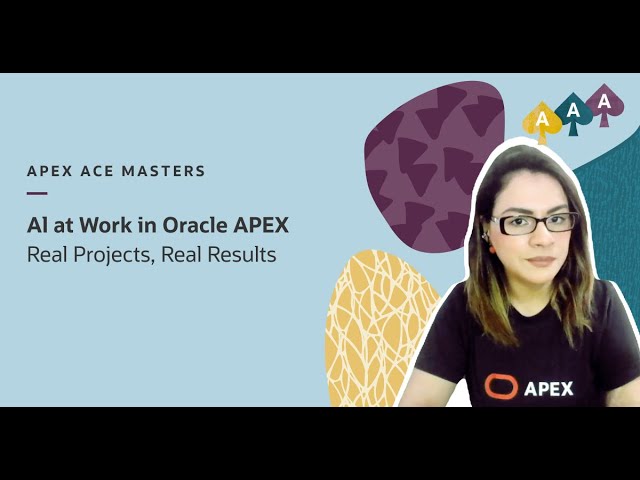 Al at Work in Oracle APEX: Real Projects, Real Results