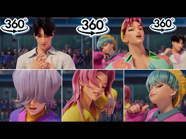 “Your Idol” KPOP 360° VR (8K) — 6 Hidden Saja Boys — Can You Find Them All?