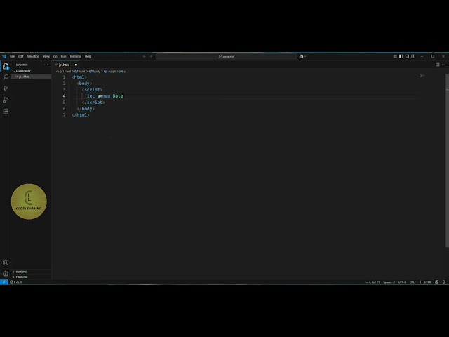 Javascript | Date functions 'getFullYear()' | CodeLearning