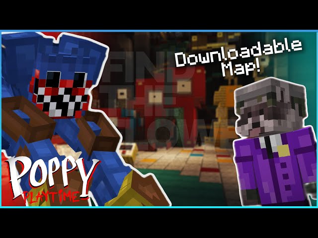 I Let My Friend Play My POPPY PLAYTIME Map in MINECRAFT! (Downloadable Map)