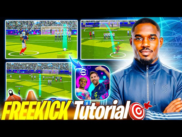 eFootball 2027 FREE KICK Tutorial🔥Prof BOF Shows HOW TO SCORE FREE KICKS [HandCam Tutorial]