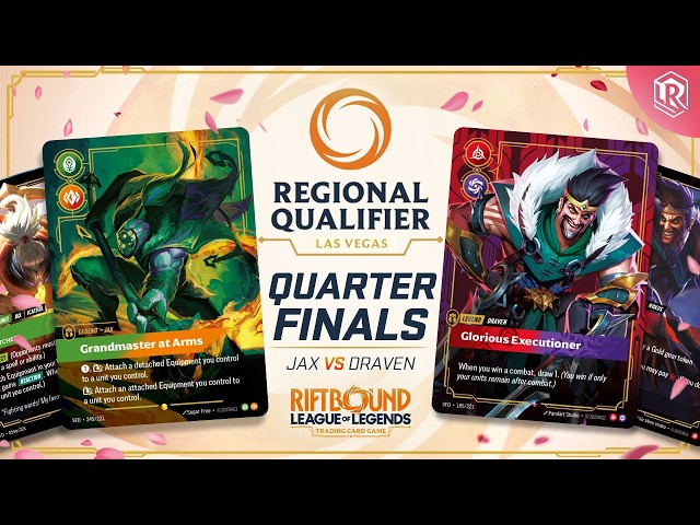 🏆 Top 8 - Riftbound Regional Vegas - Jax vs Draven | Spiritforged