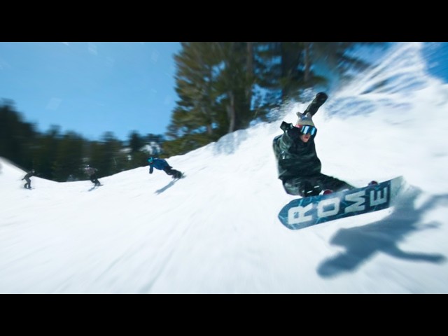Snowboarding is more fun with friends