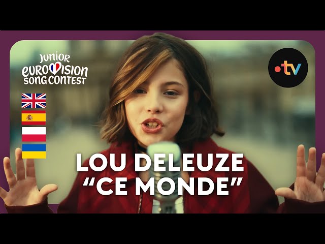 WINNER ! 🌹🌹 Lou Deleuze - Ce monde {Official 4K Music Video}| 🇫🇷 France | Eurovision Junior 2025