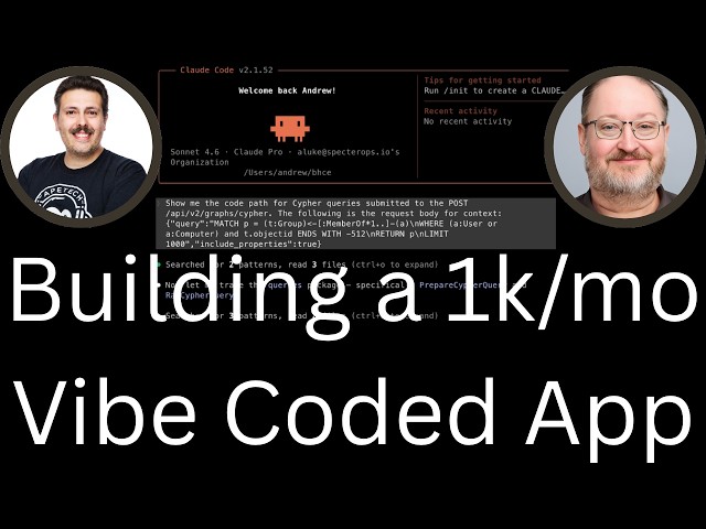 We use Claude Code to Vibe Code a 1k/mo App - Part 1