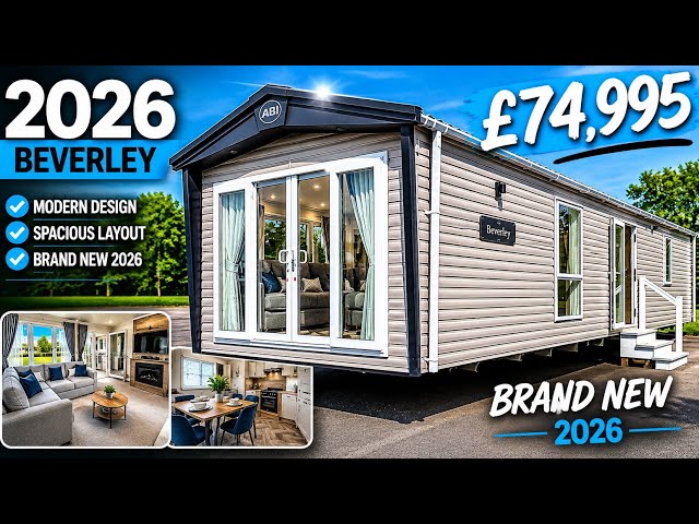 BRAND NEW 2026 Static Caravan TOUR! 😍 | ABI Beverley £74,995