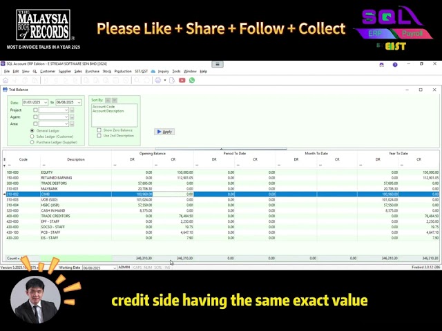 Understanding the Trial Balance Report in SQL Accounting Software | Step-by-Step Guide 📊✅