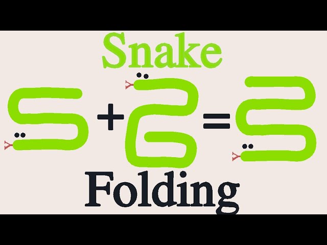 The weird maths of snake folding