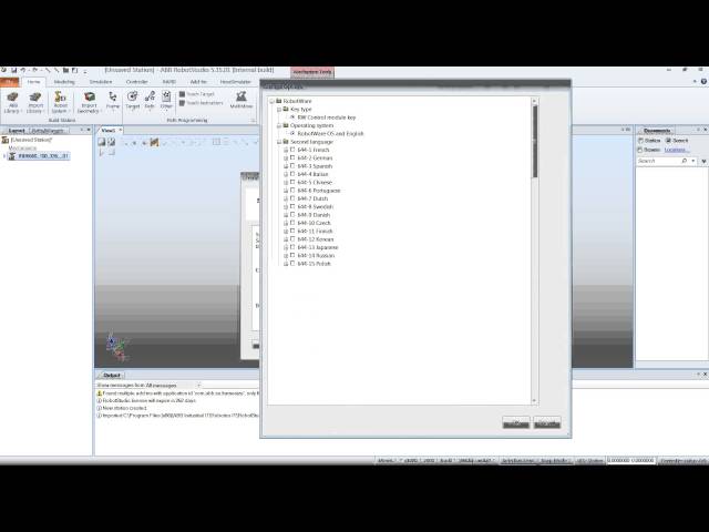 How to add support for external axes for a system in ABB RobotStudio