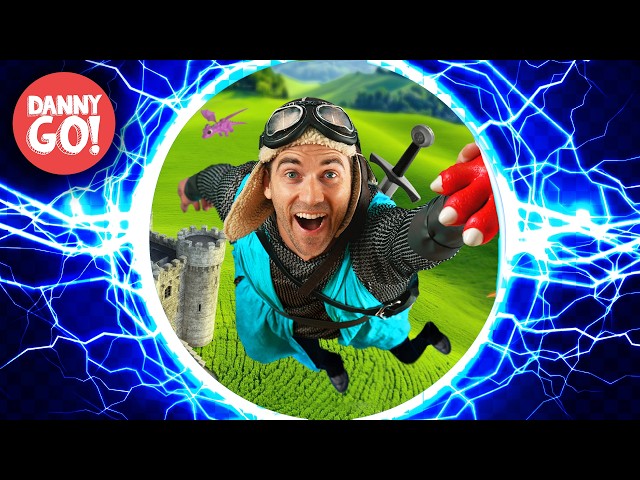“The BRAVEST Knight!” ⚔️🔥 Dragon Adventure ⚡️HYPERSPEED REMIX⚡️/// Danny Go! Dance Songs for Kids