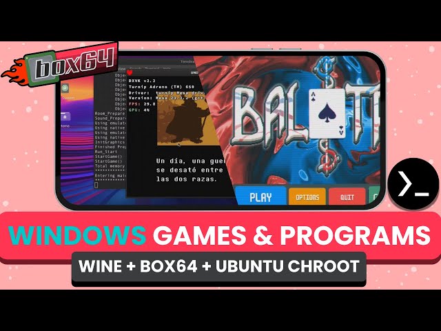 How to run Windows games and programs on Android with Box64Droid (MOBOX & WINLATOR alternatives)