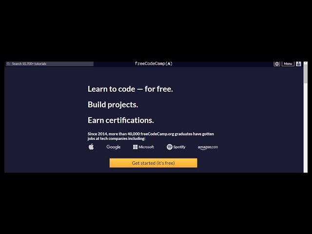 LEARNING HTML WITH FREECODECAMP.ORG