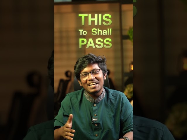 The rule  "This to shall pass" 🕐