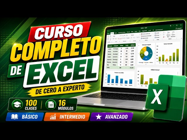 COMPLETE EXCEL COURSE 🚀 From ZERO to ADVANCED | Start Here