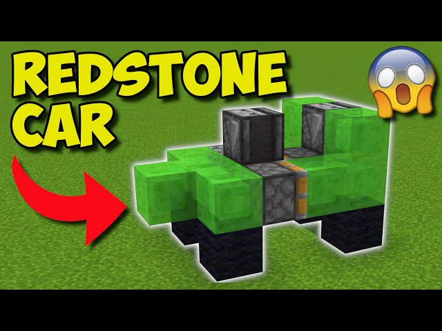 How To Make A WORKING CAR In Minecraft!!!!!!