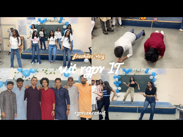 UIT RGPV Induction 2025 🎉 Fresher’s Fun #vlog